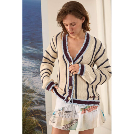 Cardigan Sur Crudo