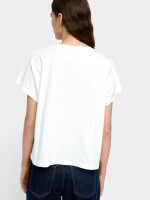 Camiseta Estampado Floral multicolor