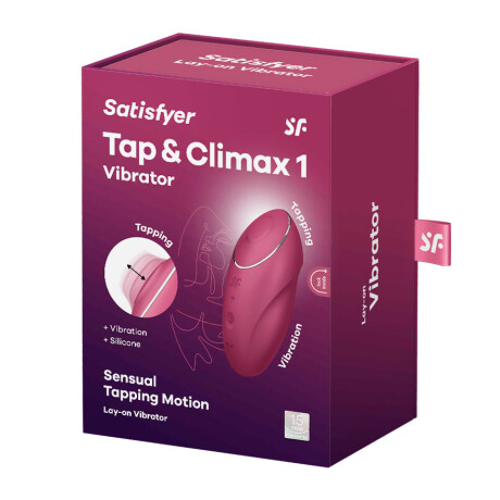 Satisfyer Tap & Climax 1 Tapping Vibrador Rojo