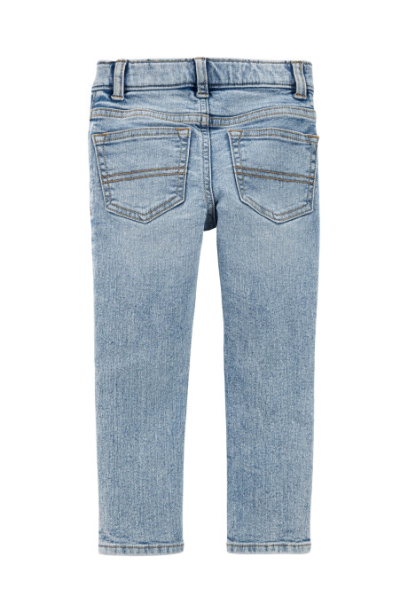 Pantalón de jean ajustados extra largo. Talles 12-24M Sin color