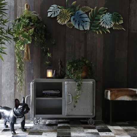 GABINETE 2DOORS Plateado