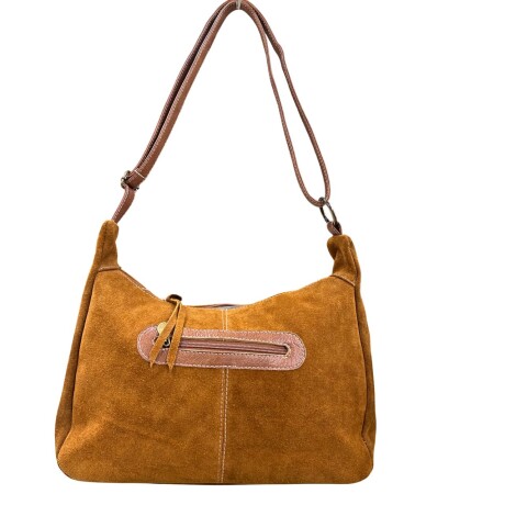 Cartera de cuero agamuzada Cartera de cuero agamuzada