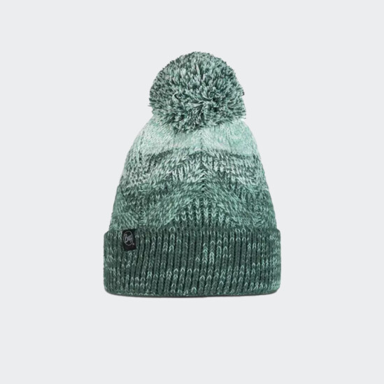 Gorro de Lana Buff Knitted & Fleece Verde