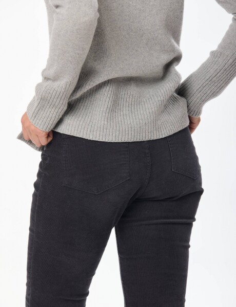 PANTALON DE PANA Gris