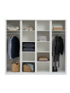 Armario VEDDE 220x197 con espejo blanco Armario VEDDE 220x197 con espejo blanco