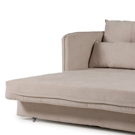 Sofá Cama Maya - Tela Microfibra Berlin 02 (Beige)