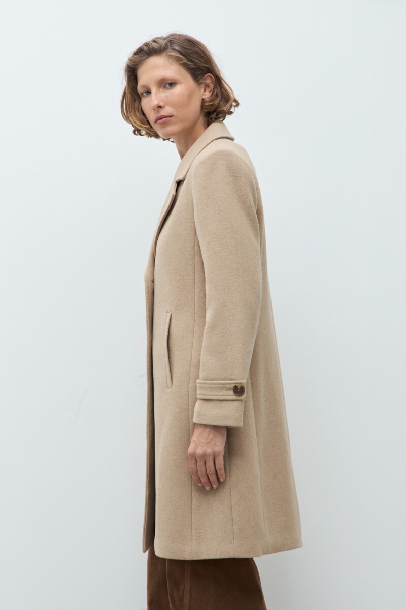 Tapado clásico beige melange