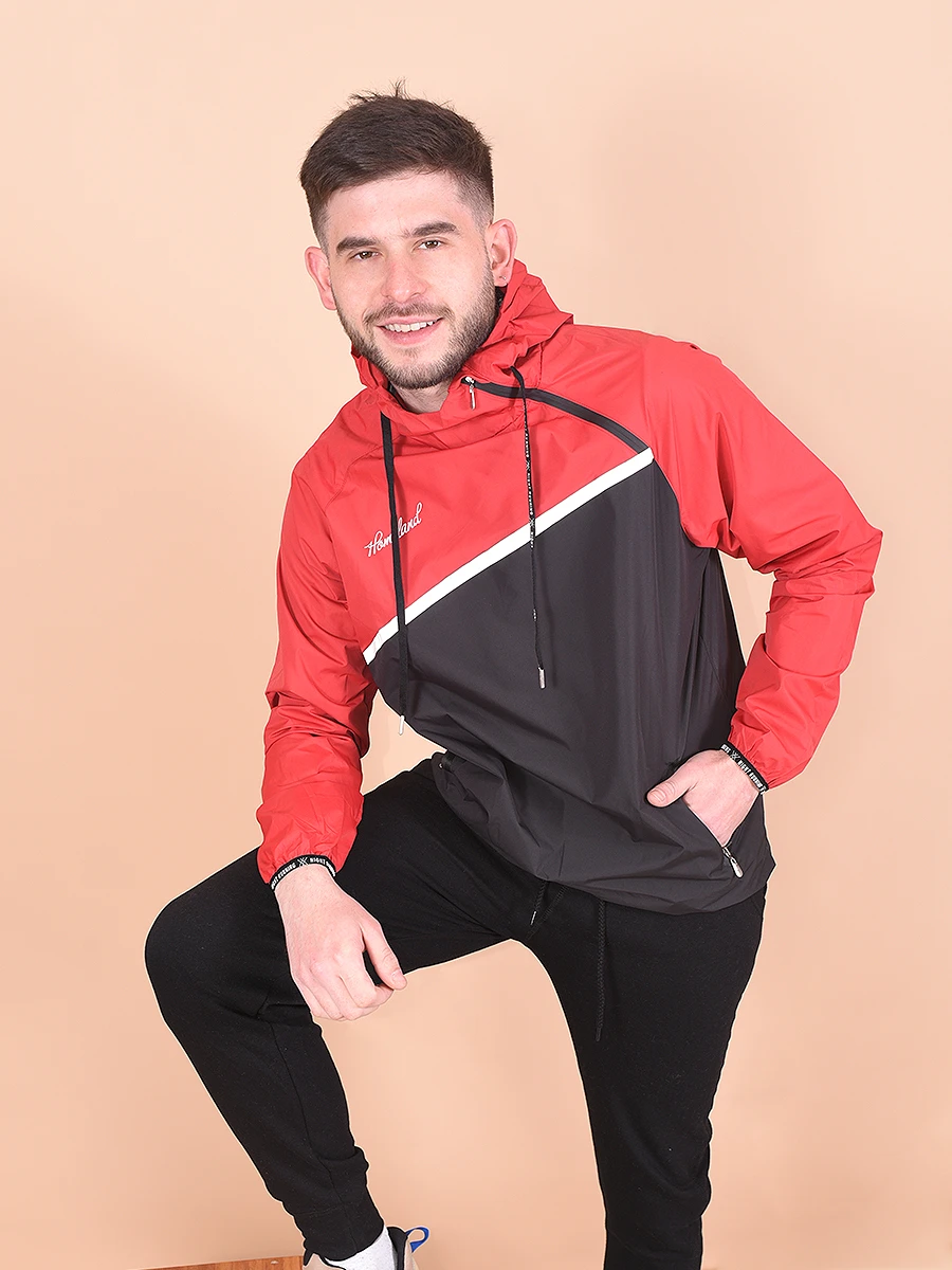BUZO SAMUEL RED AND BLACK - ROJO 