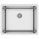 PILETA DE COCINA SIMPLE R15 SATIN BRUSHED 40X50X22.8CM GAMAS DE GRIS