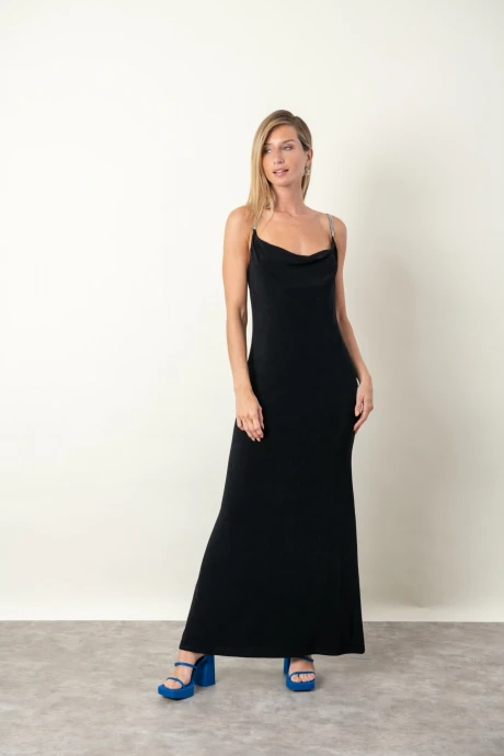 VESTIDO DIAMANTE NEGRO VESTIDO DIAMANTE NEGRO