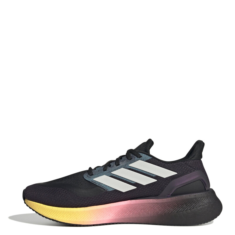 Championes de Hombre Adidas Pureboost 5 Negro - Violeta - Blanco