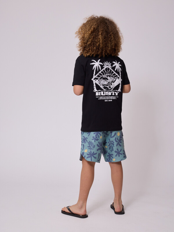 T-SHIRT LYSANDER TEEN RUSTY Negro