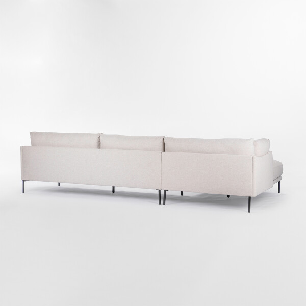 Sofá con chaise COSTA Gris - IZQUIERDO