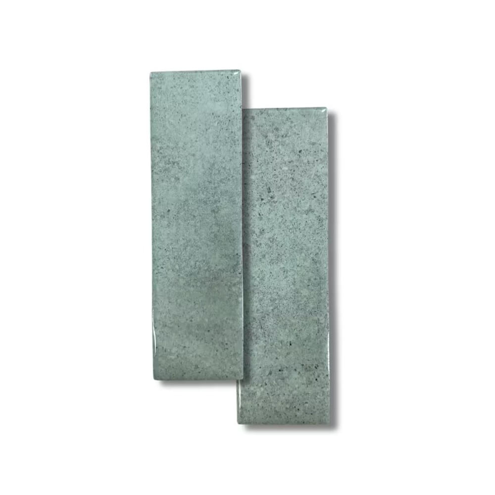 Cerámica de pared Brick Aquarela Mint 7,5x25 cm Brillante Cerámica De Pared Brick Aquarela Mint 7,5x25 Cm Brillante