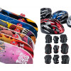 Set de patineta madera de 80cms + Set de protección + casco desde 8 años Set de patineta madera de 80cms + Set de protección + casco desde 8 años