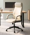 Silla de oficina Negra 2 Posiciones Lumexa Blanco Mate
