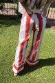 PANTALON COCO PRINT Rayas Rojo