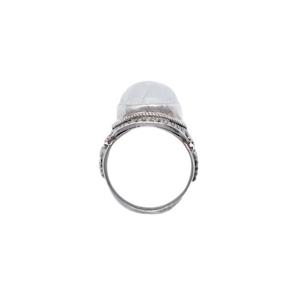 Anillo Oval-Plata 925-Piedra Luna-AN3089 conpiedra