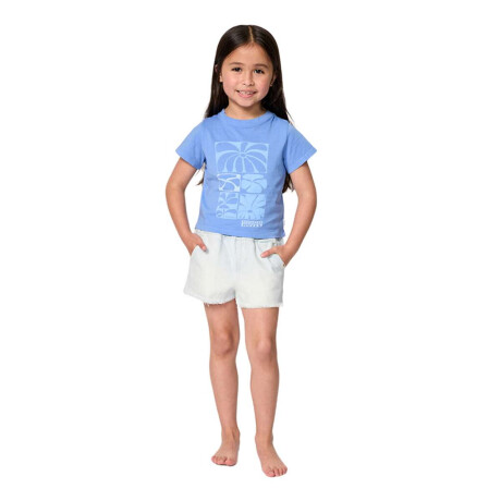 Remera Rip Curl Aots Standard Tee Niña Azul