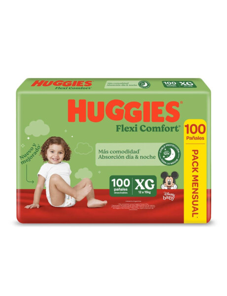 HUGGIES FLEXI COMFORT XG X 100 HUGGIES FLEXI COMFORT XG X 100