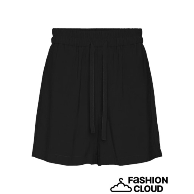 VMCARMEN HW LOOSE SHORTS NOOS BLACK