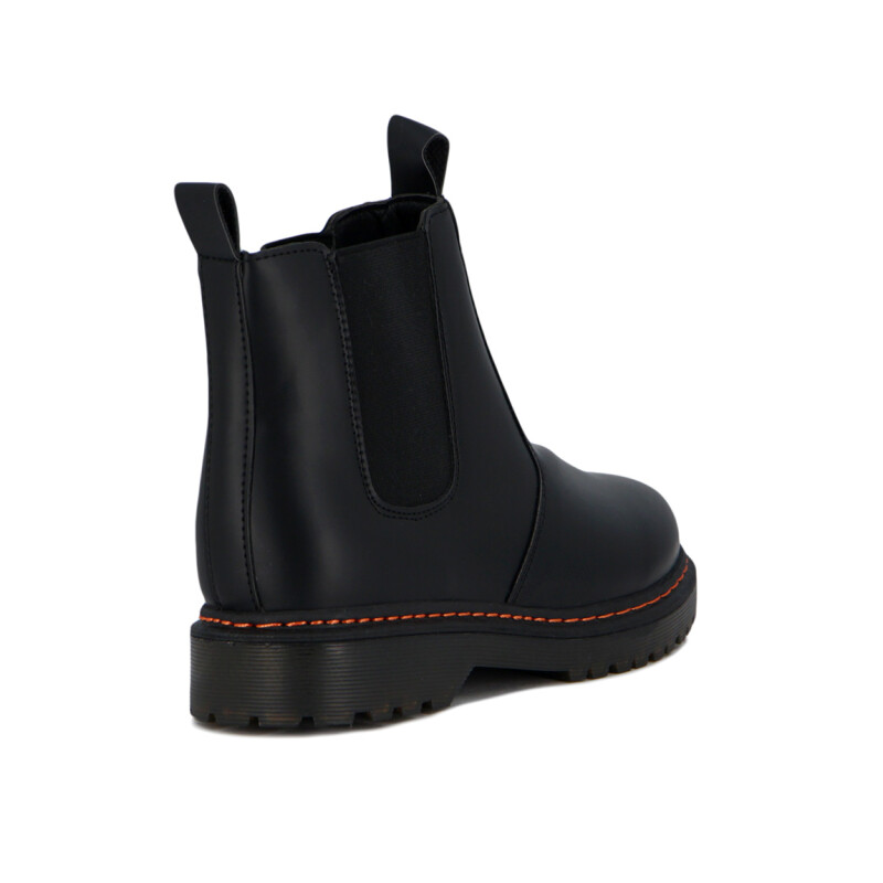 Botas Con Elástico Mujer Darkness Negro