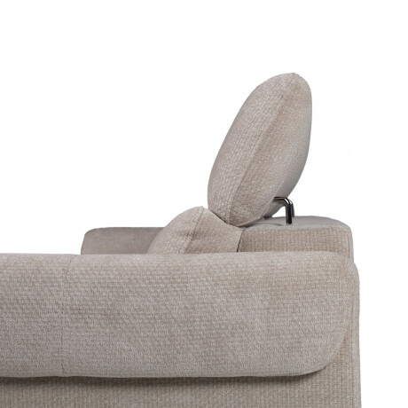 Sofá Matteo - Tela Microfibra - 3 cuerpos 315-3 (Beige)