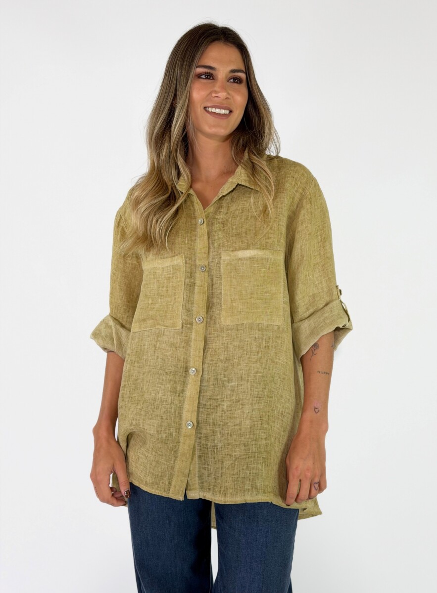 CAMISA SOLANAS - AMARILLO 
