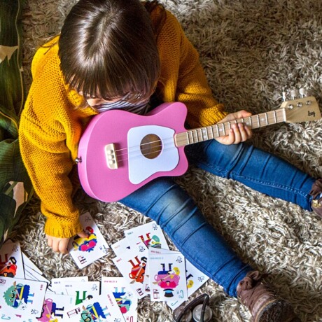 Guitarra Acústica Loog Rosada Guitarra Acústica Loog Rosada