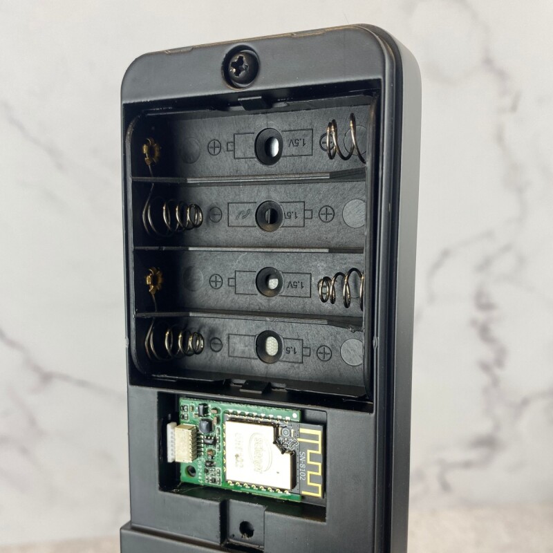 Cerradura inteligente con huella digital sin wifi NEGRO