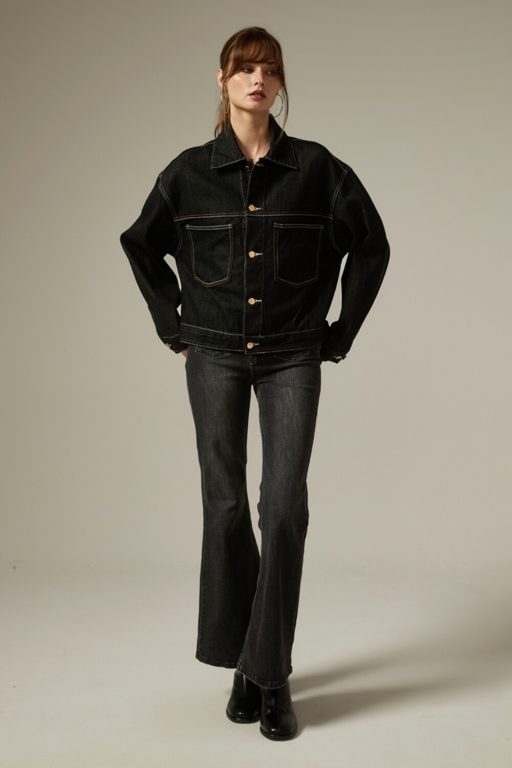 Campera Vairen Gris Oscuro