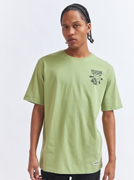 REMERA YAGO VERDE OLIVA