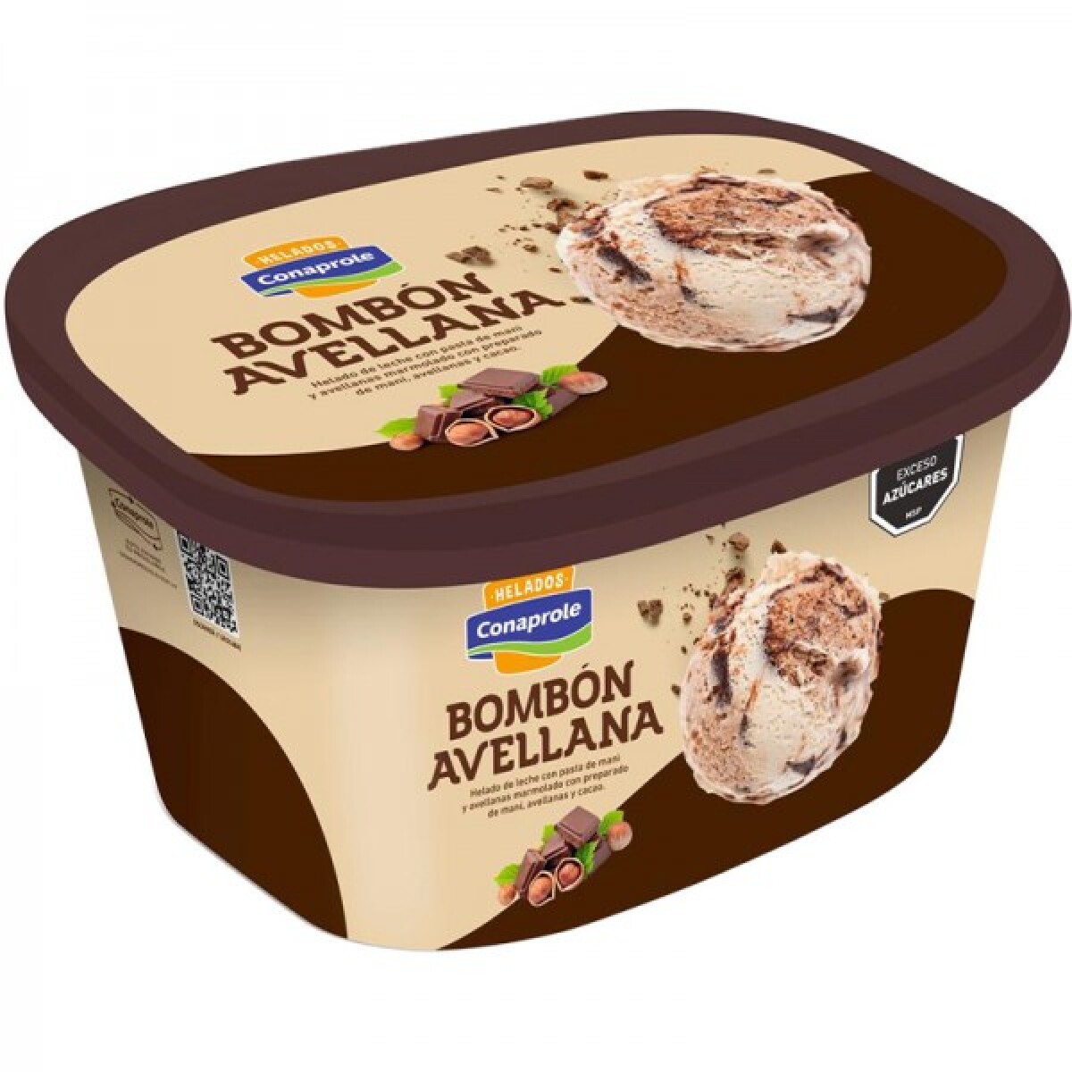 HELADO CONAPROLE 2 LT CHOCO Y AVELLANAS 