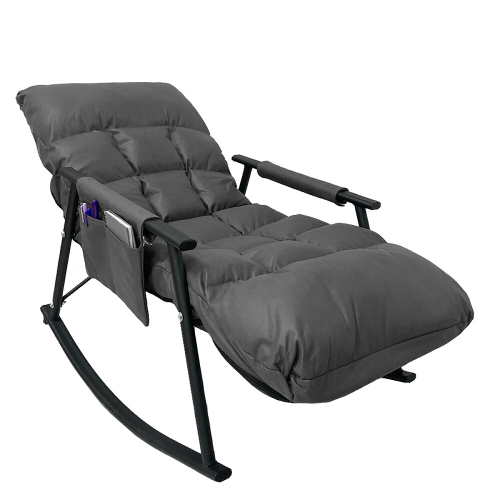 Sillón Mecedor Santorin Microfibra Gris