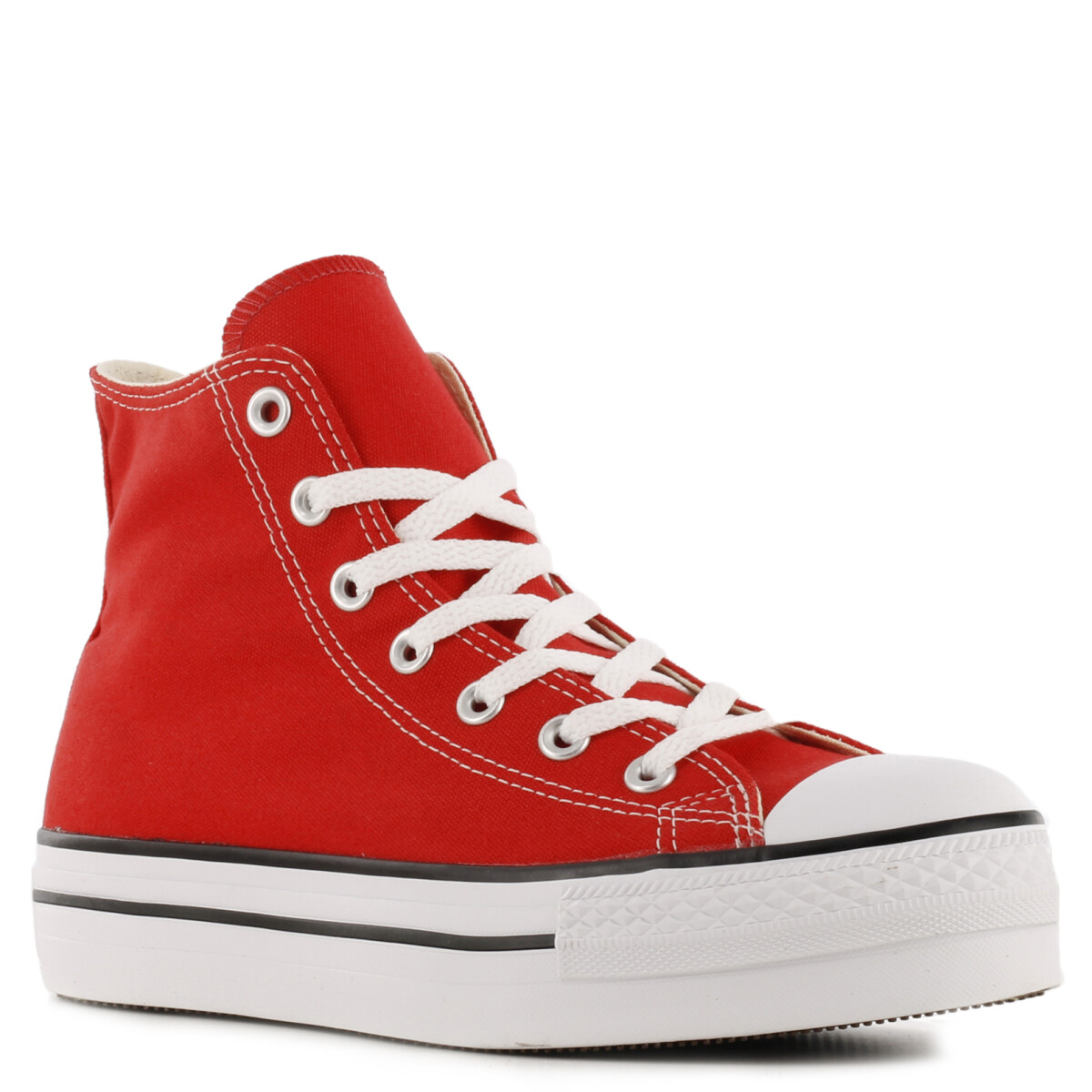 Championes Unisex Converse Chuck Taylor Hi Plataforma Converse - Rojo 