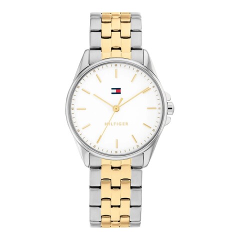 Reloj Tommy Hilfiger 1782855 para dama con correa de acero Plateado
