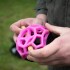 Juguete Pelota Rellenable Perro Con Sonido Resistente Morder Variante Color Violeta