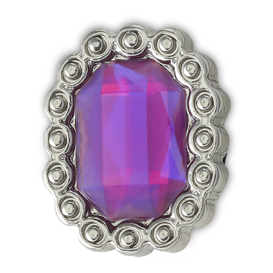 Jibbitz Gorgeous Purple Gem Multicolor