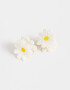 Broches Sets Con flores Set De Broches - Blanco Crudo