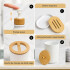 Set De Baño Accesorios Juego De 7 Piezas Dispenser Jabonera IMBACK Color Blanco Set De Baño Accesorios Juego De 7 Piezas Dispenser Jabonera IMBACK Color Blanco