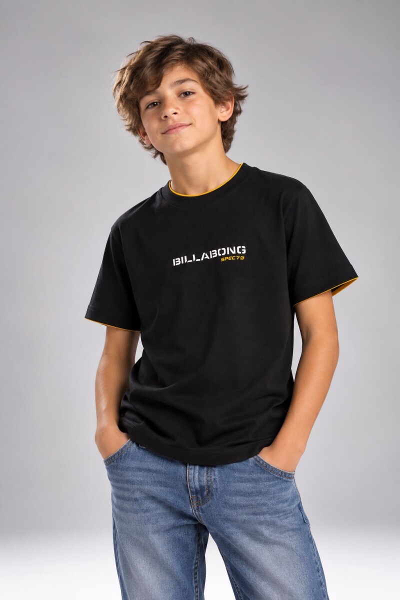 T-SHIRT BILLABONG 13573 M.C VIV - NEGRO 