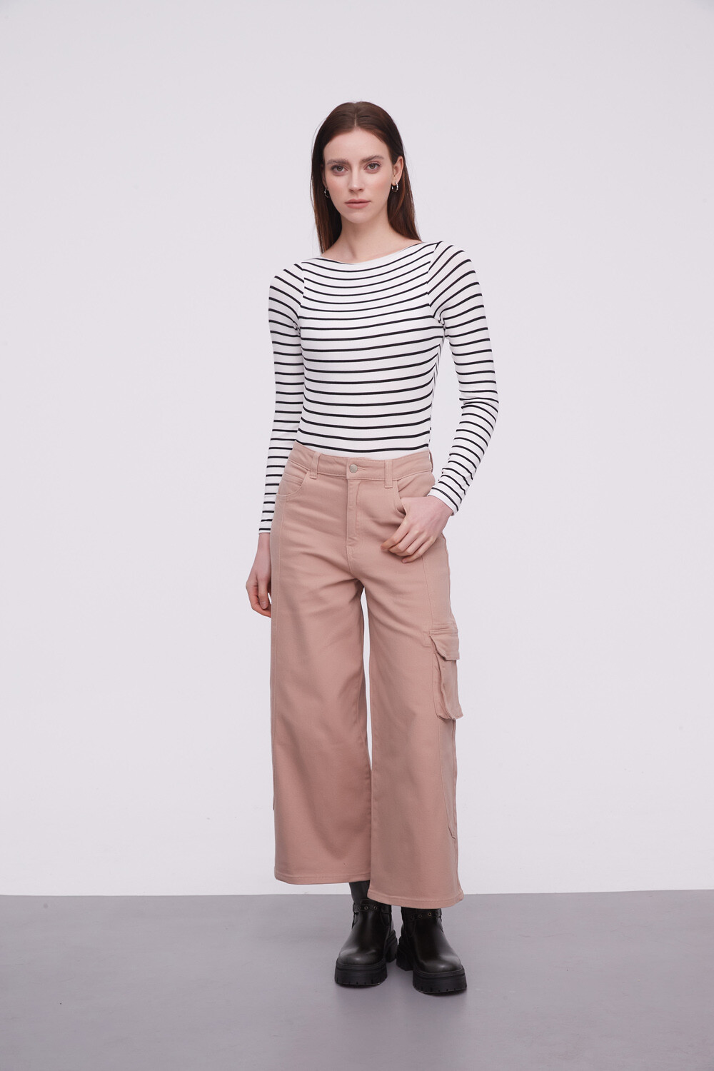 Pantalon Irri Beige Oscuro