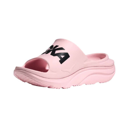 Hoka Sandalia Ora Athletic Slide Mujer Rosado-Negro