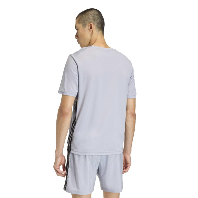 Remera Adidas WE BASE 3S T Hombre KC5286 Gris-negro