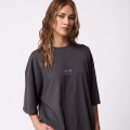 T-SHIRT LUNGAR DIXIE Gris Oscuro
