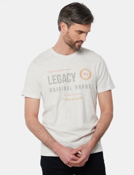 REMERA ESTAMPADA Gris
