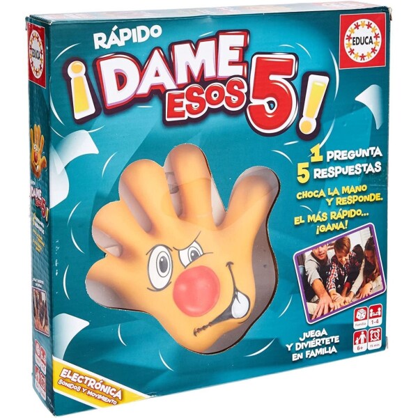 Juego Dame Esos 5 Diviertete En Familia Educa Niños Juego Dame Esos 5 Diviertete En Familia Educa Niños