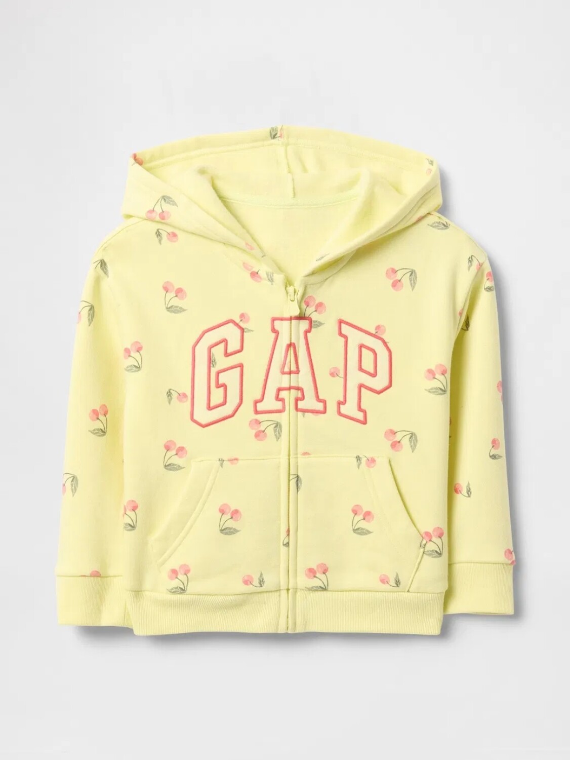 Buzo Canguro Logo Gap Toddler Niña Citron — GAP Uruguay