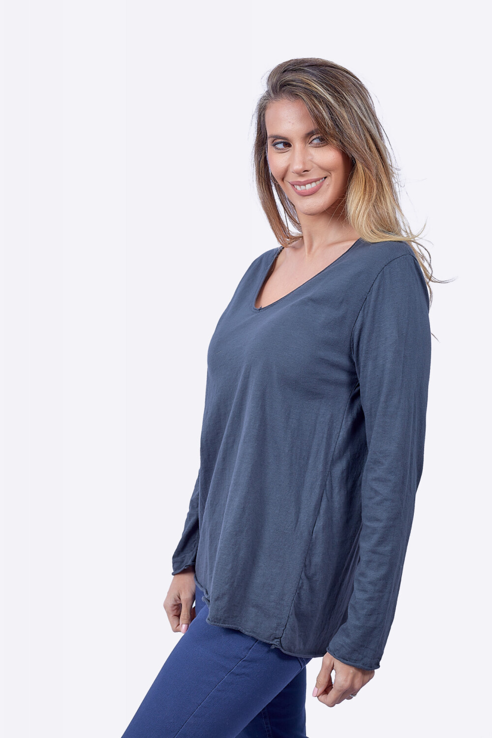 CAMISETA LUJAN Gris oscuro