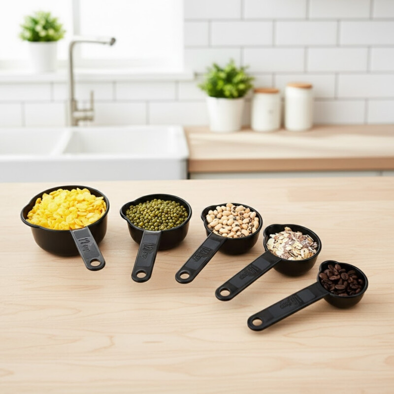 Set x5 tazas medidoras GRIS